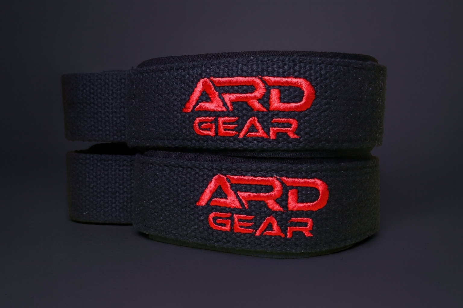 ARDGear Figure 8 Weightlifting Straps (Black & Red)