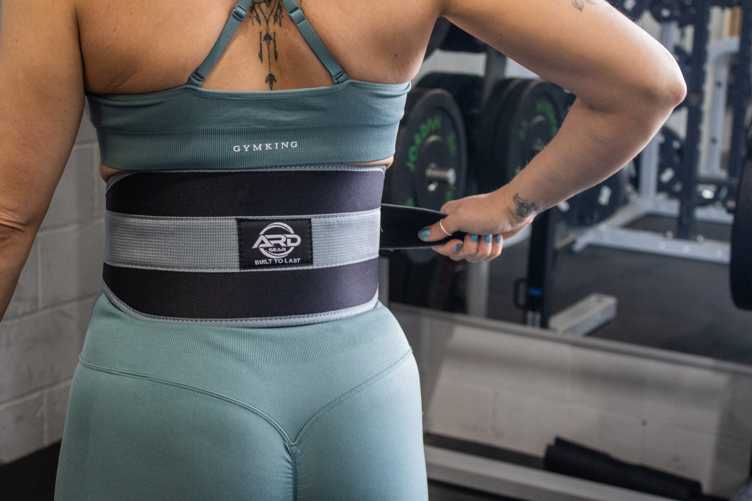ARDGear Weightlifting/Gym Belt for Deadlifting and Back Support (Gray)