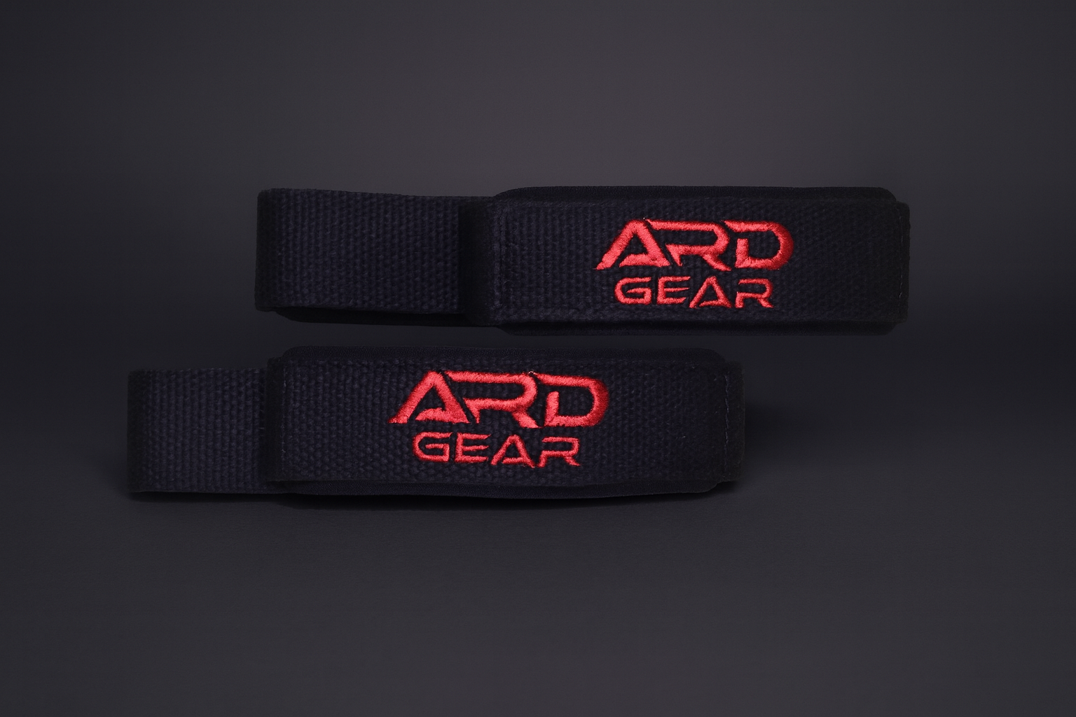 ARDGear Figure 8 Weightlifting Straps (Black & Red)